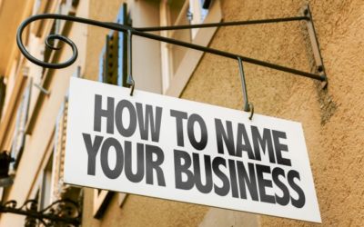 Choosing or changing your business name