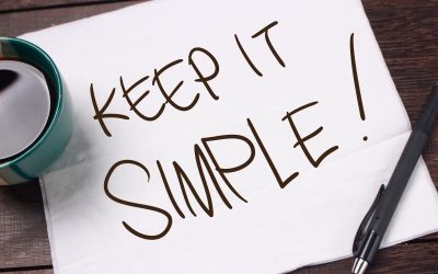 Note to self . . . Design for simplicity