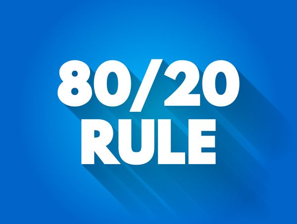Social media and the 80/20 rule